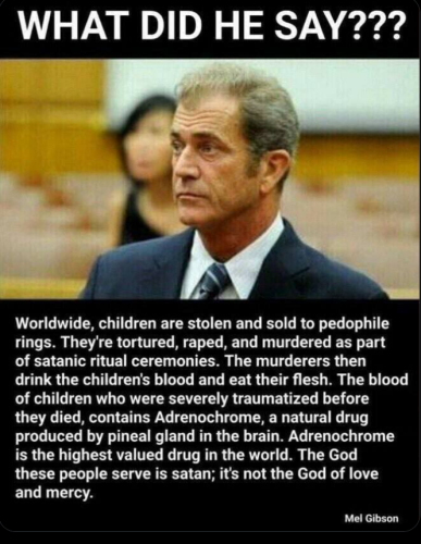 Mel Gibson on elites