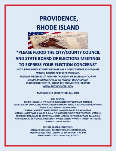 Rhode Island - July 2023 - Call to Action