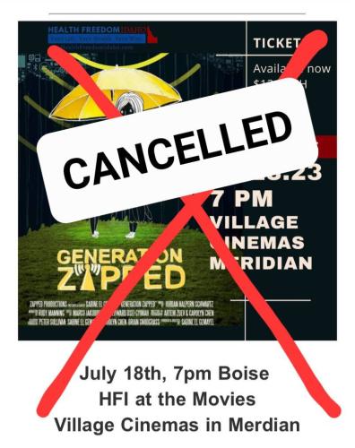 Meridian, Idaho - July 18, 2023 - Cancelled