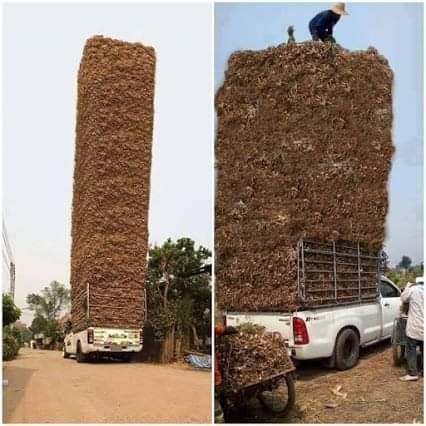 stacccked truck