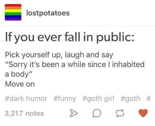 fall in public