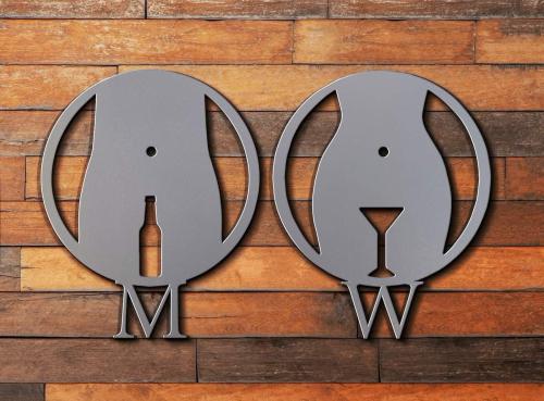 cool bathroom doors