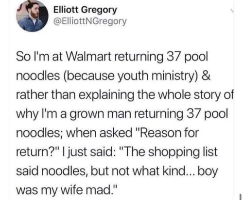 returning pool noodles