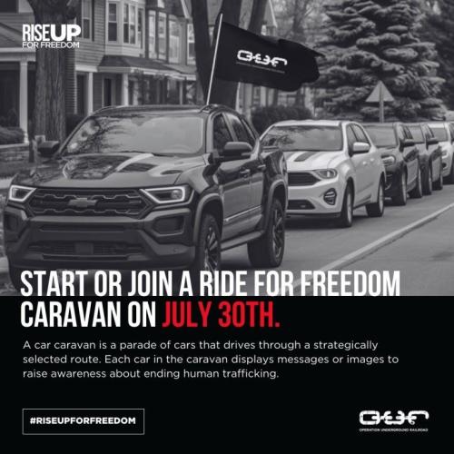 Vancouver, Washington - July 30, 2023 - Ride for Freedom Caravan