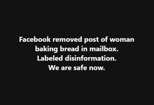 Facebook bread box disinformation
