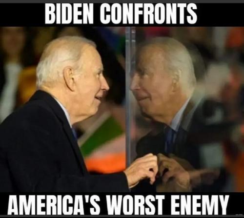 BIDEN CONFRONTS