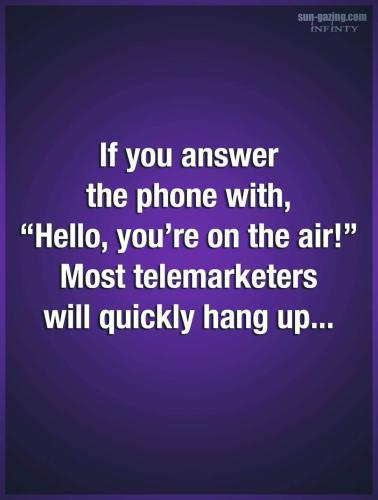 hello you are on the air
