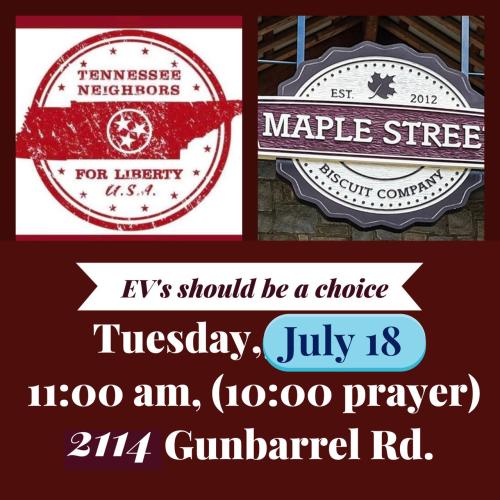 Chattanooga, Tennessee - July 18, 2023 - Tennessee Neighbors for Liberty Meeting