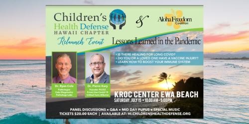 Honalulu, Hawaii - July 15, 2023 - CHD Hawaii Chapter Meeting - Lessons Learned in the Pandemic