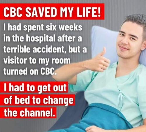 CBC saved my life