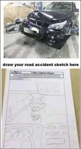 draw your road accident