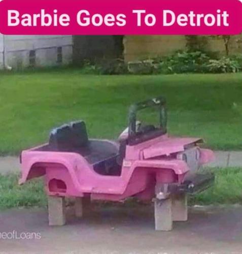 barbie goes to Detroit
