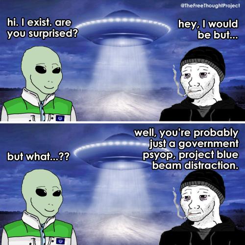 When you don't believe anything they tell you anymore