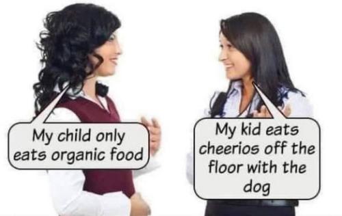 my child only eats organic food