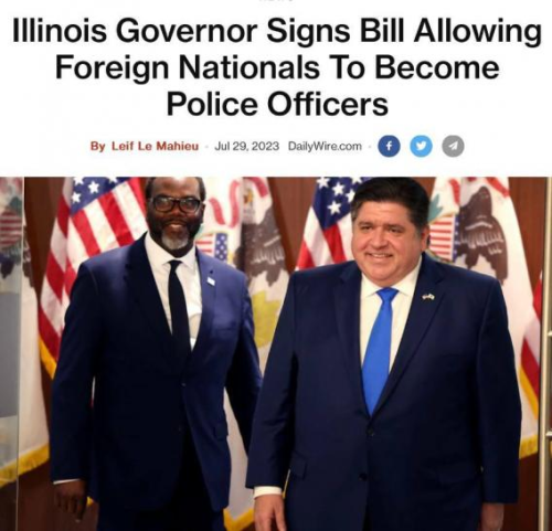 Foreign police in US