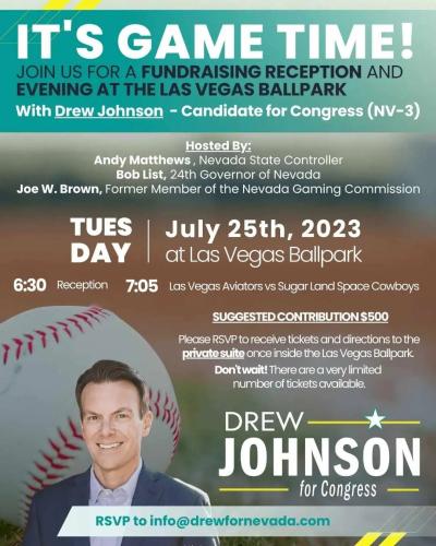 Las Vegas, Nevada – July 25, 2023 – Fundraiser for Drew Johnson for Congress