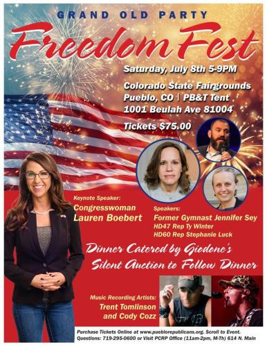 Pueblo, Colorado - July 8, 2023 - GOP Freedom Fest