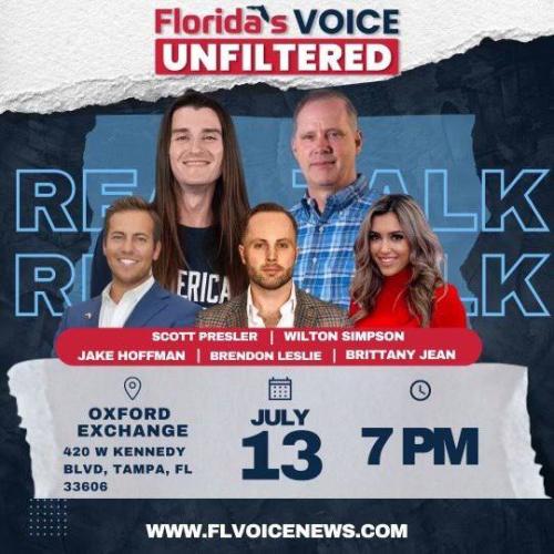 Tampa, Florida - July 13, 2023 - Florida's Voice Unfiltered
