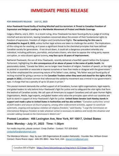 New York - 1 July 31, 2023