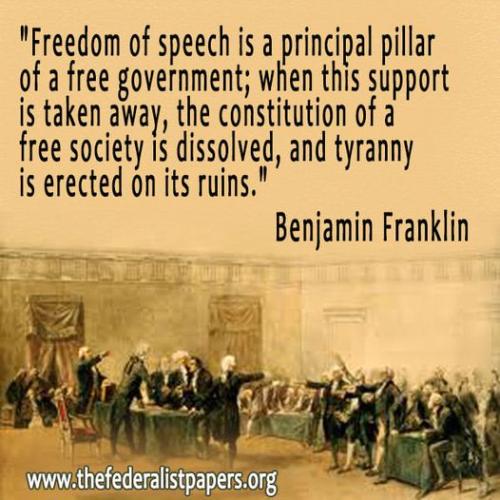 Free Speech Ben Franklin