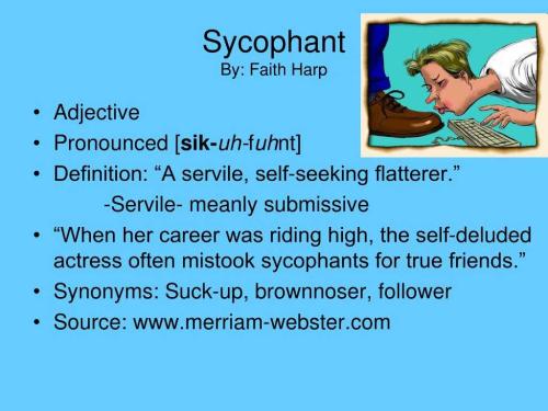 Sycophants