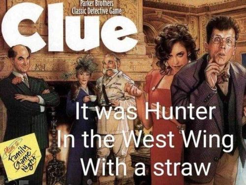 clue it was hunter