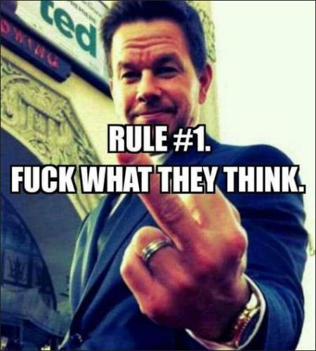 fuck what they think