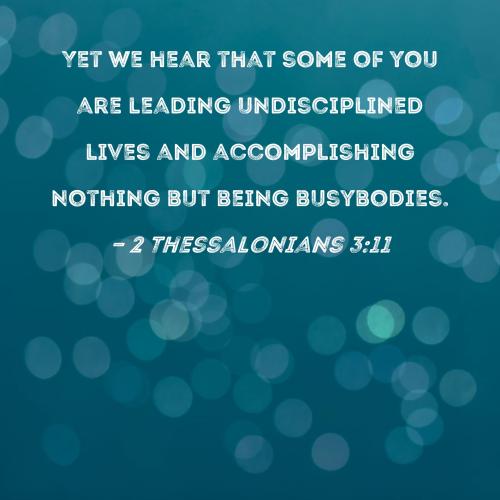 2 Thessalonians  3_11