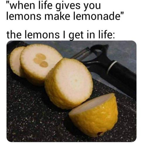 life goves you lemons