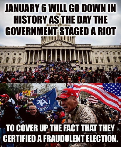 staged a riot