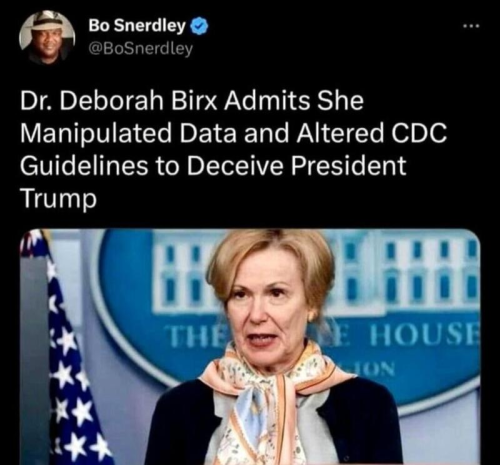 Birx vs Trump