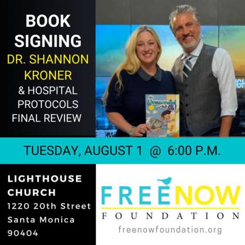 Santa Monica, California - Aug 1, 2023 - Dr. Shannon Kroner - Book Signing and Hospital Protocols Final Review