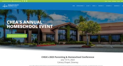 Downey, California - July 13-15, 2023 - CHEA's Annual Homeschool Event