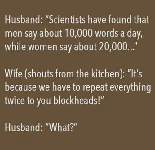 it is because