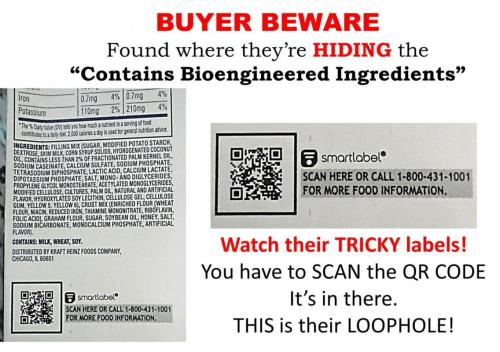 Genetically Engineered is now Bioengineered