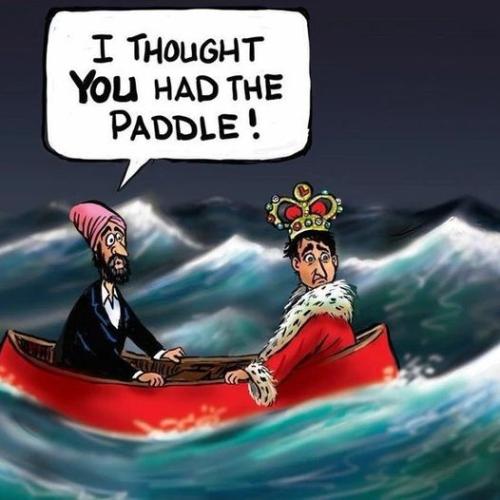 I thought you had a paddle