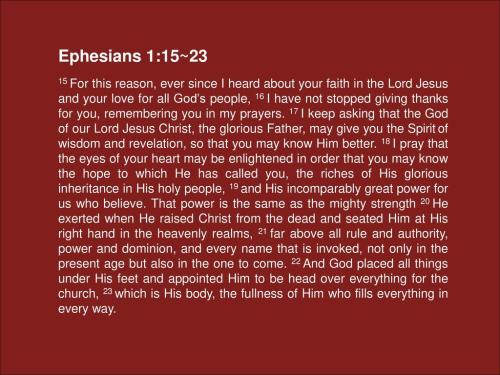 Ephesians 1_15-23
