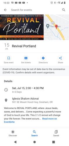 Portland, Oregon - July 15, 2023 - Revival Portland