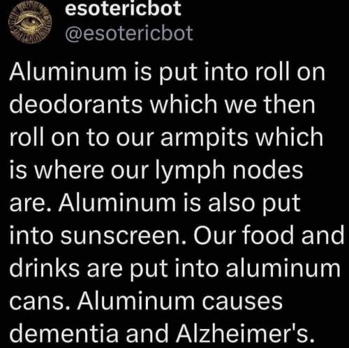 Aluminum in products
