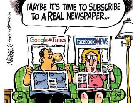 subscribe to a real newspaper