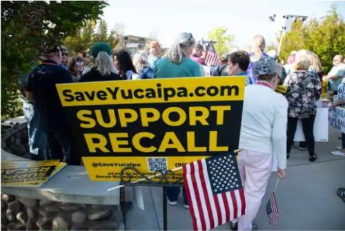 Mentone, California - Aug 3, 2023 - Tea Party Patriots Meeeting