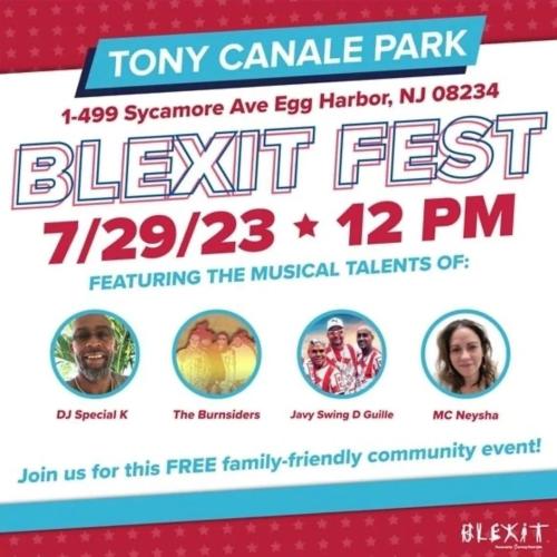Egg Harbor, New Jersey - July 29, 2023 - BLEXIT Fest