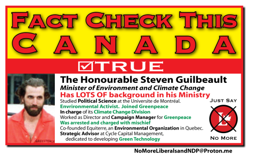 Steven Guilbeault fact check this