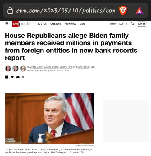 Why is there no arrest in fucking biden?