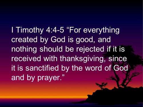 1 Timothy 4_4-5