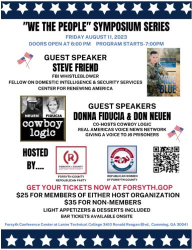 Cummings, Georgia - Aug 11, 2023 - We the People Symposium Series