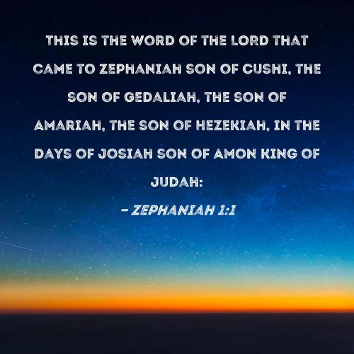 Zephaniah 1_1