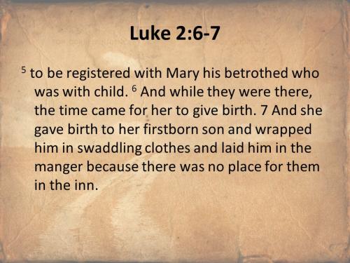Luke 2_6-7