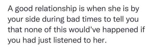 a good relationship
