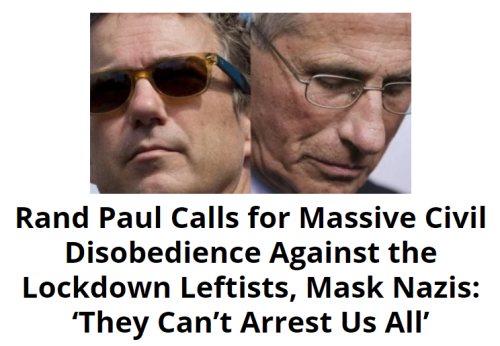 Rand Paul masks